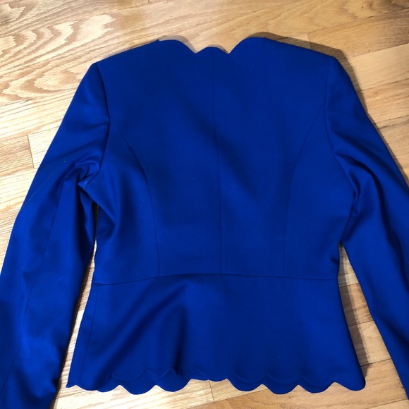 Unique blue chic jacquet - Picture 4 of 8